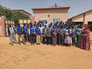 Ensemble des participants (résidents, direction du programme, coordination et mentors), atelier 2 de la cohorte 18 FETP niveau première ligne, Burkina Faso, février 2026