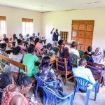Participants at the Tickler Box training in Luweero District, Uganda