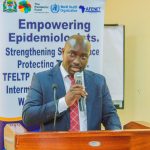 Dr. Herbert Kazoora Making remarks at the Cohort 22 graduation on 17 April 2026