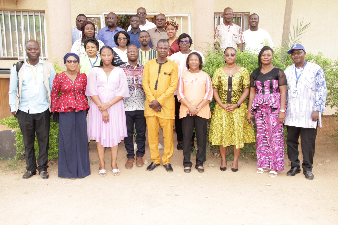 Photo de famille avec les participants à l’atelier de restitution