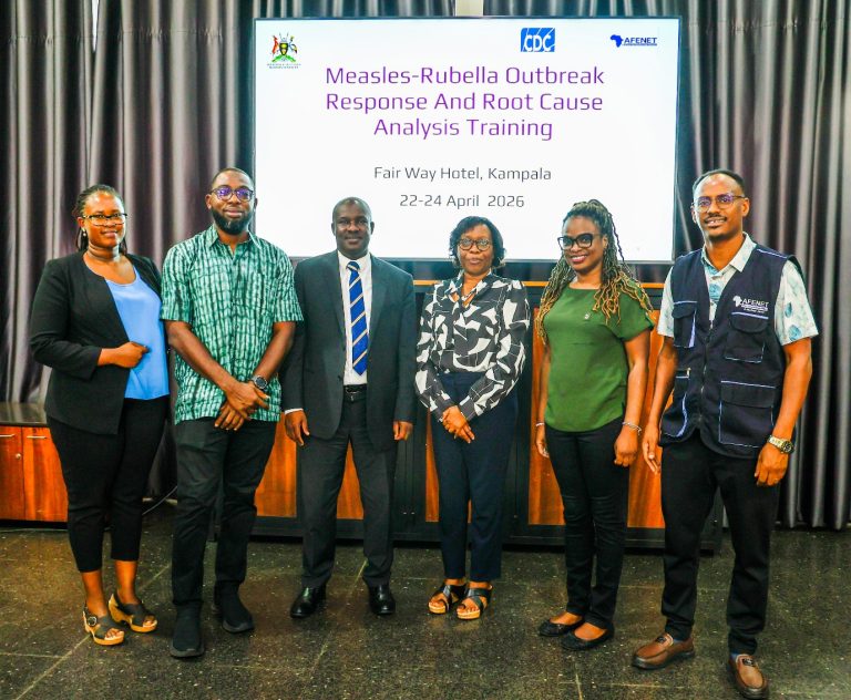 Key delegates and participants gathered during the measles outbreak response training meeting.