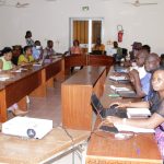 Une vue des participants à l’atelier de restitution