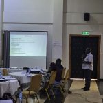 Photo 3: Présentation de livrables par les résidents, atelier 4 cohorte 5, FETP intermédiaire, Burkina Faso, avril 2026