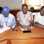 Dr Seogo Pedwinde Hamadou (AFENET, RTC West Africa Francophone) et Dr Kabore Berenger (AFENET, FieldCO de Burkina FETP) ont participé à la rencontre de restitution.