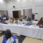 Photo 7: Présence du Directeur régional de la Santé de Nando, prenant la parole pour traduire les mots félicitations et d’encouragement, atelier 4 cohorte 5, FETP intermédiaire, Burkina Faso, avril 2026