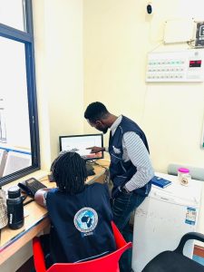 Part of the active case search team at Doctor’s Hospital Seguku