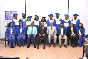 Participants during the sixth cohort graduation ceremony in Kinshasa
