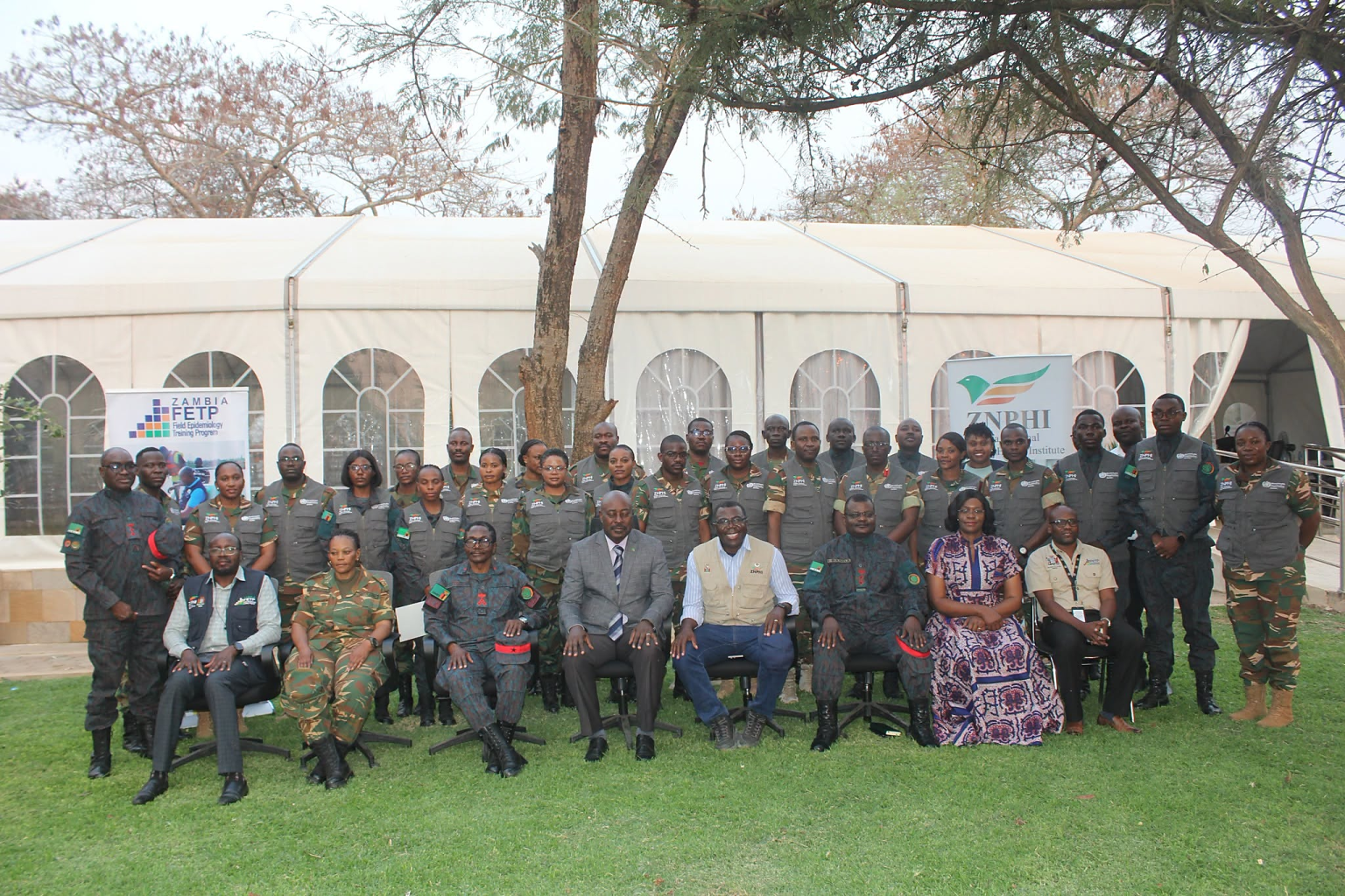 3 September 2026: Defence forces graduation ceremony with representatives of ZNPHI and the Ministry of Defence.